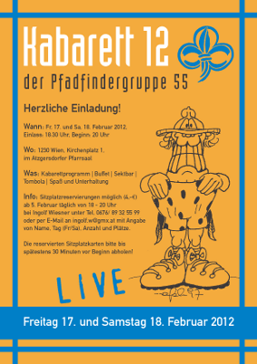 Kabarett Einladung